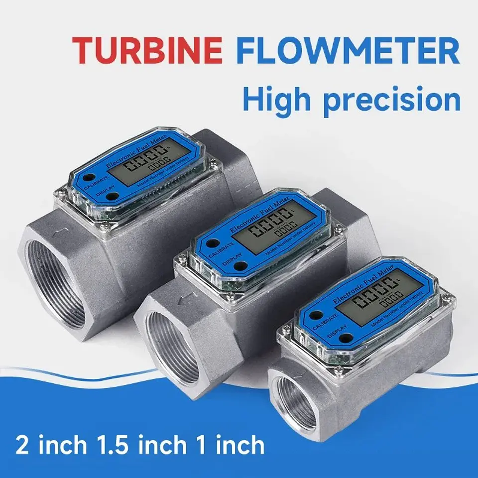 Medidor de Flujo Digital para Gasolina y Agua 1