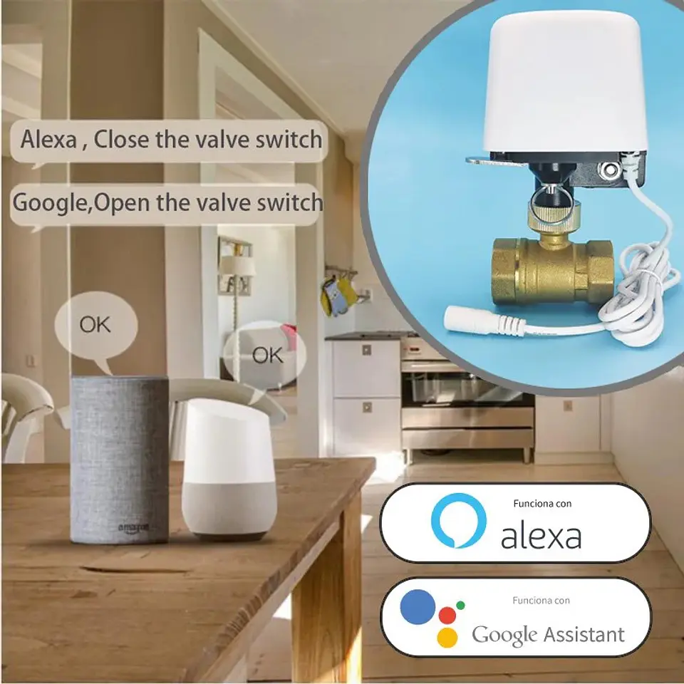 Válvula de agua inteligente para riego automático 4