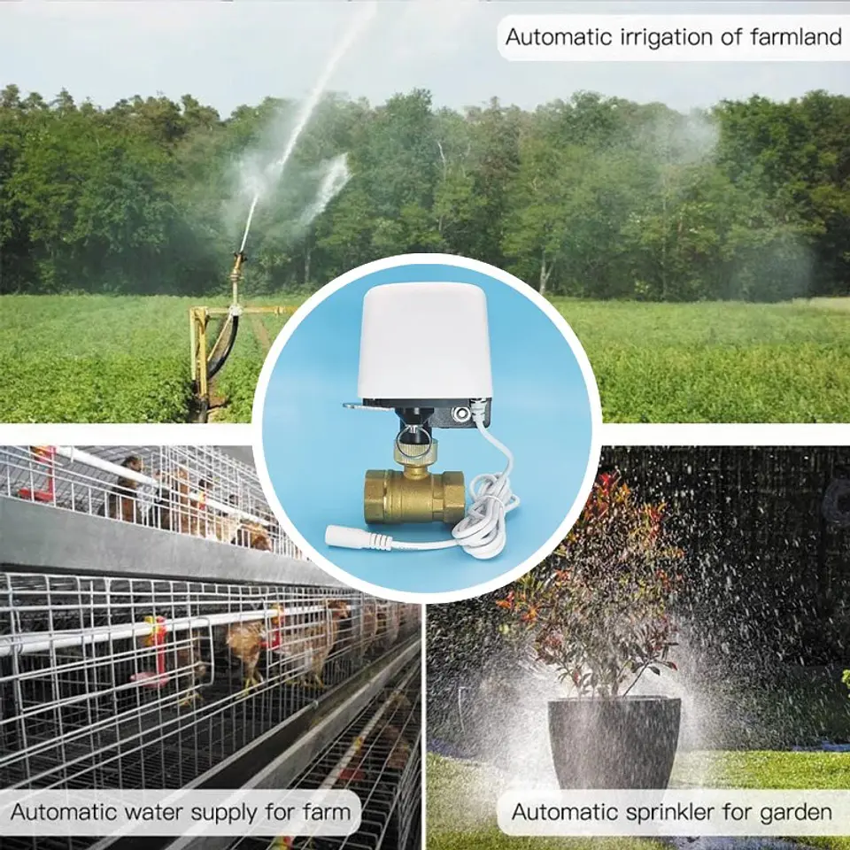 Válvula de agua inteligente para riego automático 6