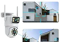 Cámara WiFi 5K Doble Lente PTZ con IA y Visión Nocturna