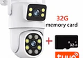Cámara WiFi 5K Doble Lente PTZ con IA y Visión Nocturna