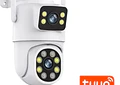 Cámara WiFi 5K Doble Lente PTZ con IA y Visión Nocturna