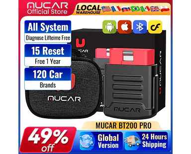 Escáner OBD2 Bluetooth para diagnóstico automotriz