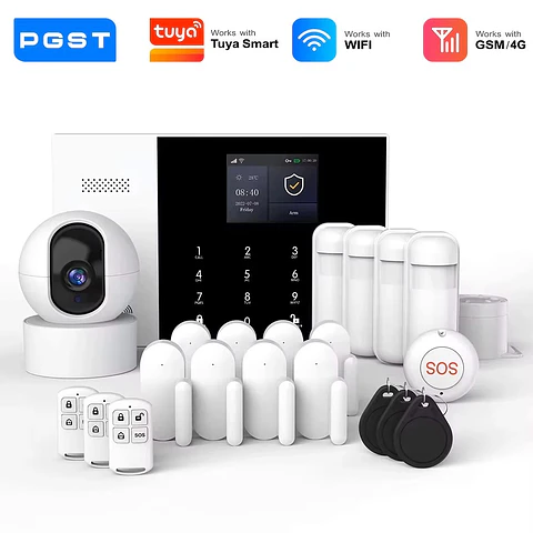 Kit de seguridad antirrobo inteligente WiFi 4G