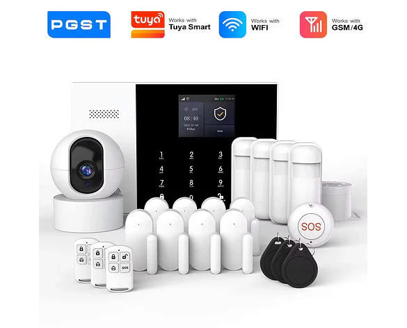 Kit de seguridad antirrobo inteligente WiFi 4G