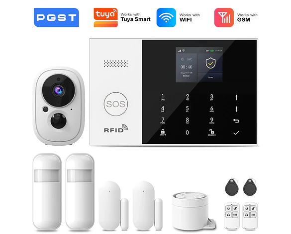 Kit de seguridad antirrobo inteligente WiFi 4G