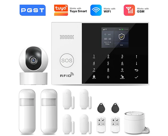 Kit de seguridad antirrobo inteligente WiFi 4G
