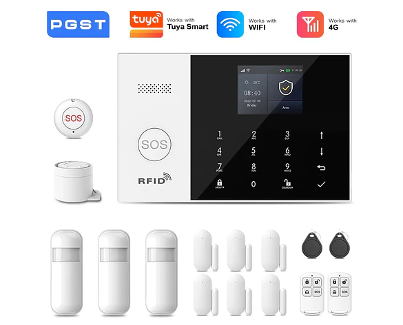 Kit de seguridad antirrobo inteligente WiFi 4G