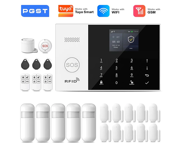 Kit de seguridad antirrobo inteligente WiFi 4G