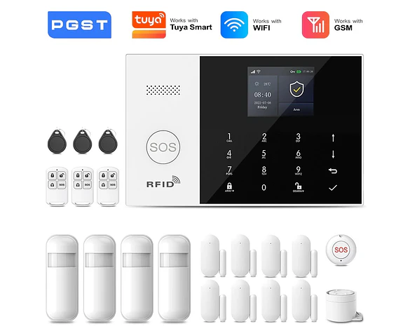 Kit de seguridad antirrobo inteligente WiFi 4G