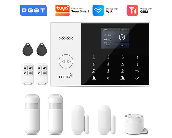 Kit de seguridad antirrobo inteligente WiFi 4G