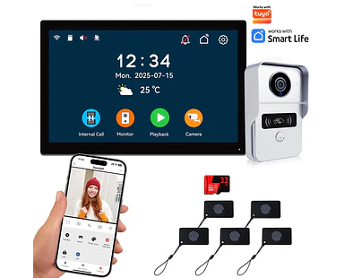 Videoportero Digital 2 Cables WiFi Tuya AMOCAM - Monitor 7