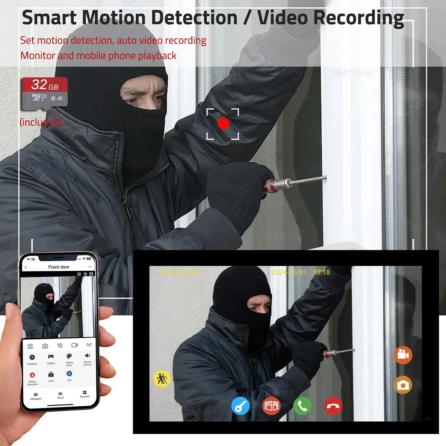 Videoportero Digital 2 Cables WiFi Tuya AMOCAM - Monitor 7