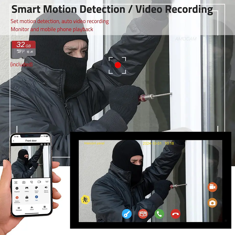 Videoportero Digital 2 Cables WiFi Tuya AMOCAM - Monitor 7