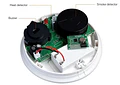 Sensor de Humo y Calor Inalámbrico para Alarma GSM