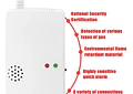 Sensor de gas inalámbrico para alarma GSM