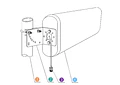 Antena GSM Yagi exterior 800 a 2700 Mhz