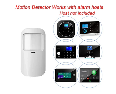 Detector de Movimiento PIR Inalámbrico 433MHz