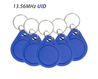 Llaveros RFID 13.56MHz UID para control de acceso