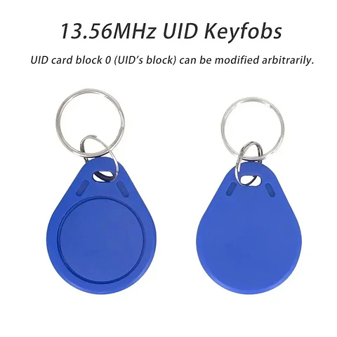 Llaveros RFID 13.56MHz UID para control de acceso