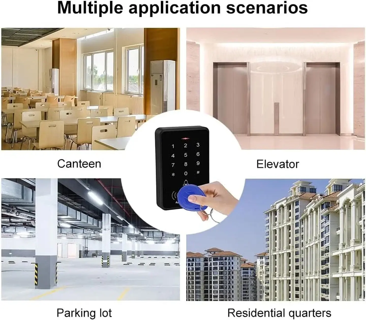 Llavero RFID regrabable 125KHz para control de acceso 4