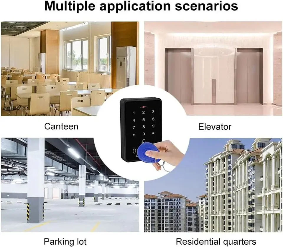 Llavero RFID regrabable 125KHz para control de acceso 4