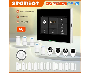 Sistema de alarma inalámbrico para hogar con Tuya