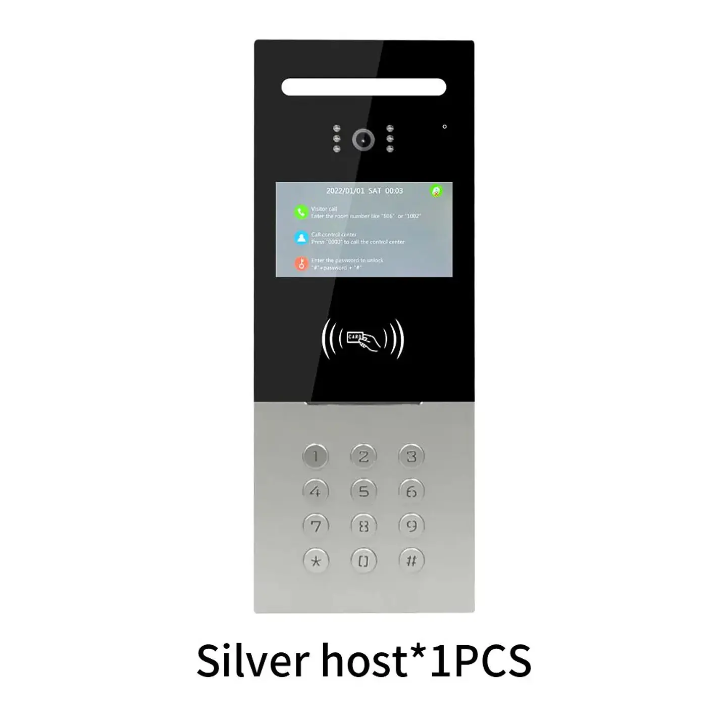 Videoportero IP para edificios grandes con intercomunicador 7