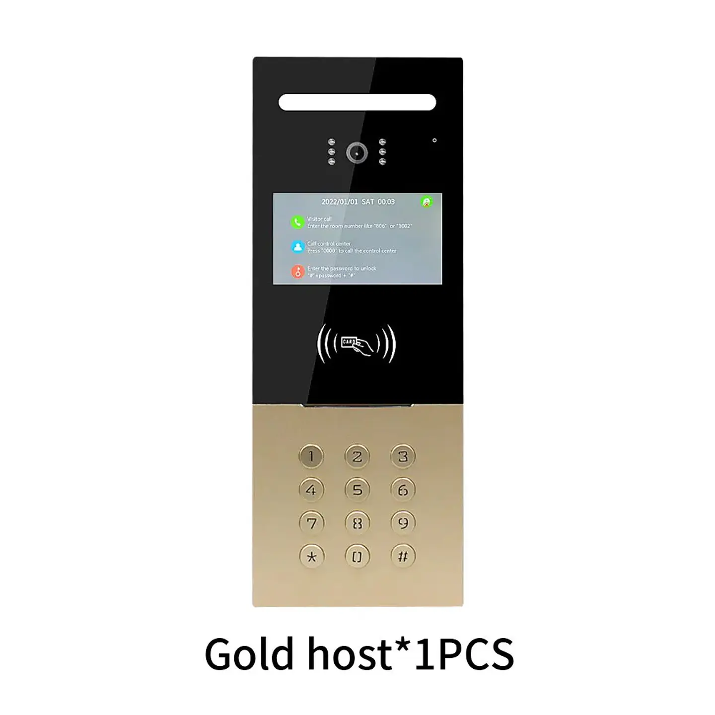 Videoportero IP para edificios grandes con intercomunicador 8