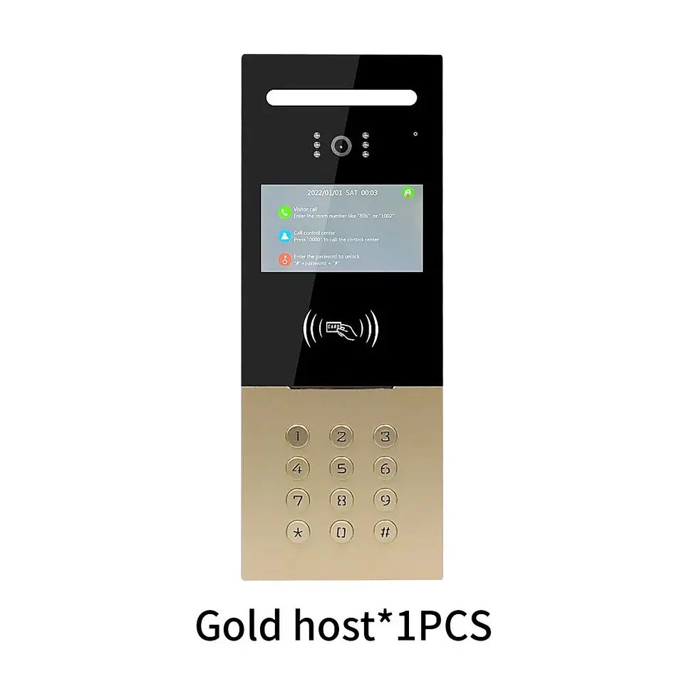 Videoportero IP para edificios grandes con intercomunicador 8