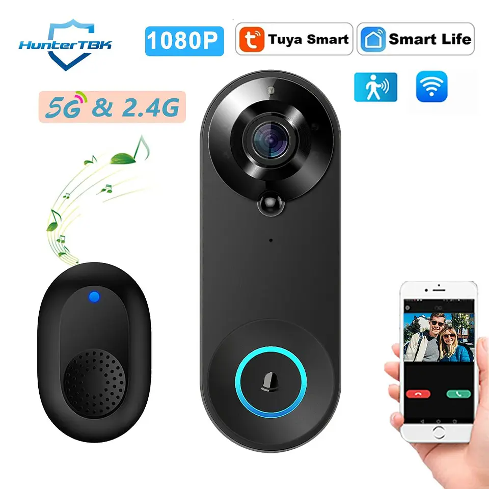 Videoportero WiFi 5G Timbre Inteligente Seguridad 7