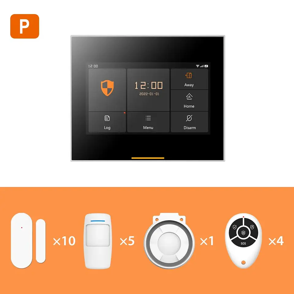Sistema de alarma inalámbrico para hogar con Tuya 7