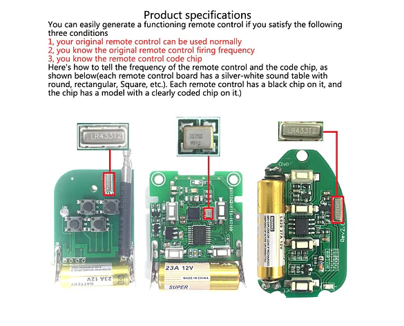 remoto RF para hogar inteligente