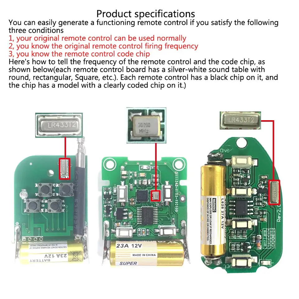 remoto RF para hogar inteligente 4