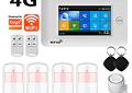 Sistema de Alarma Inalámbrico para Hogar con Pantalla Táctil