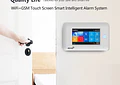 Sistema de Alarma Inalámbrico para Hogar con Pantalla Táctil