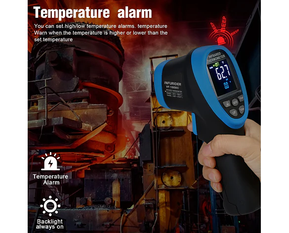 Termómetro Infrarrojo Sin Contacto para Temperatura