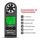 Anemómetro Digital Portátil Medidor de Velocidad del Viento - Miniatura 3