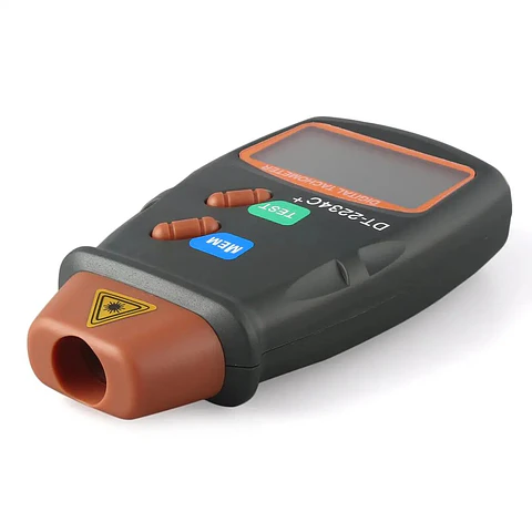 Tacómetro láser digital sin contacto para RPM