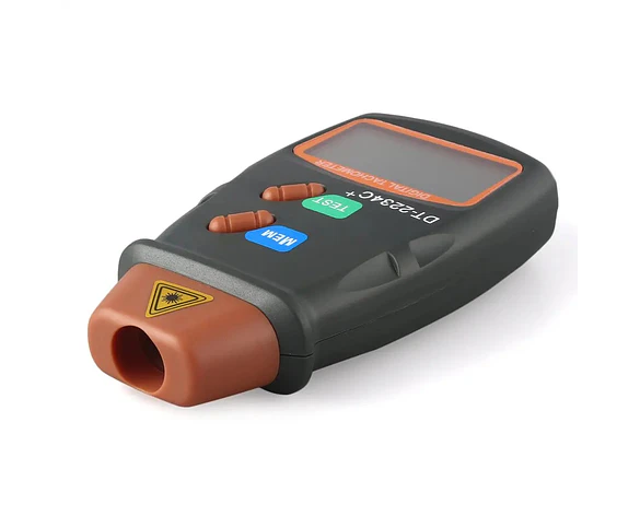 Tacómetro láser digital sin contacto para RPM