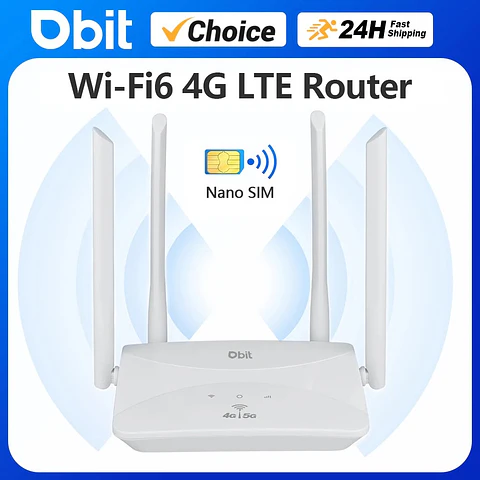 Enrutador Wi-Fi6 4G LTE Inalámbrico