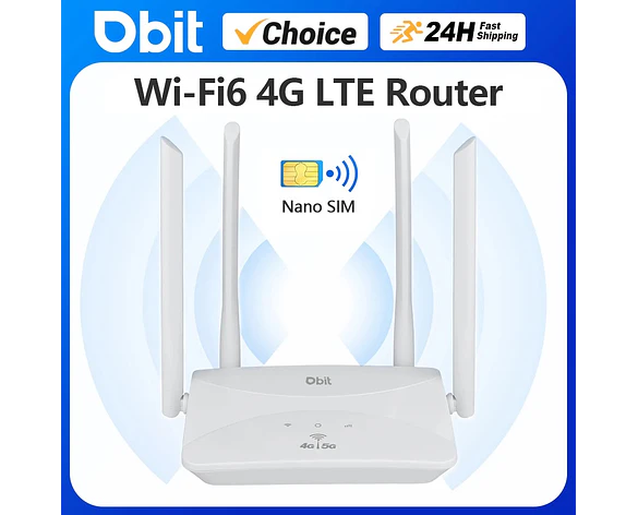 Enrutador Wi-Fi6 4G LTE Inalámbrico