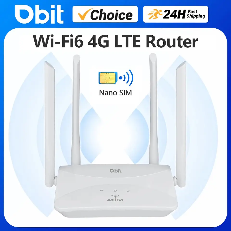 Enrutador Wi-Fi6 4G LTE Inalámbrico 1