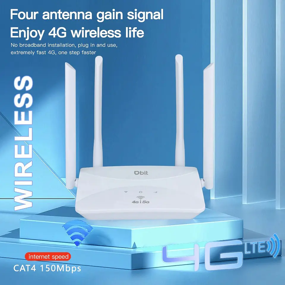 Enrutador Wi-Fi6 4G LTE Inalámbrico 2