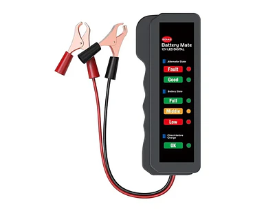 Probador de batería automotriz 12V LED