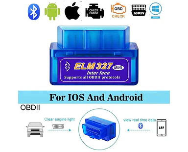 Lector de códigos OBD2 Bluetooth para diagnóstico automotriz