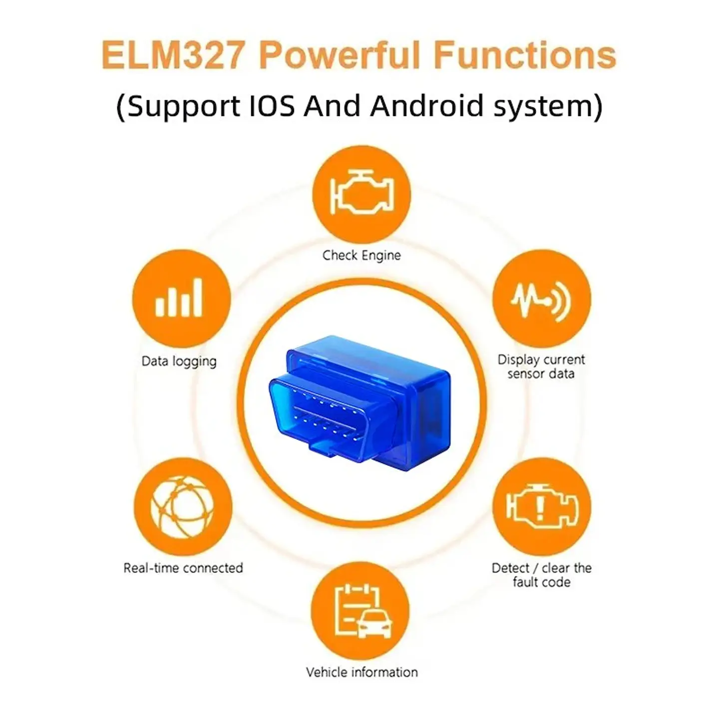 Lector de códigos OBD2 Bluetooth para diagnóstico automotriz 4