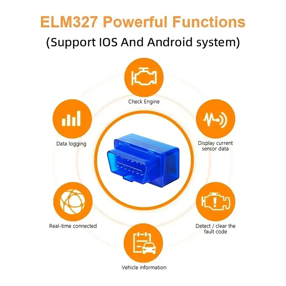 Lector de códigos OBD2 Bluetooth para diagnóstico automotriz 4