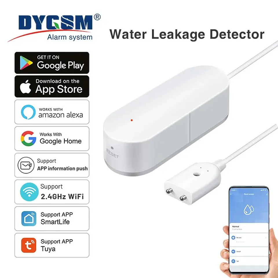 Sensor de fugas de agua WiFi inteligente 1