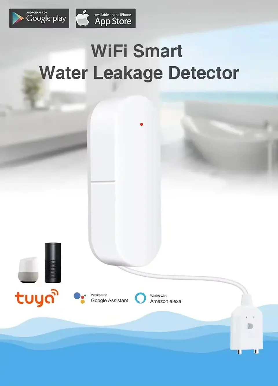 Sensor de fugas de agua WiFi inteligente 2